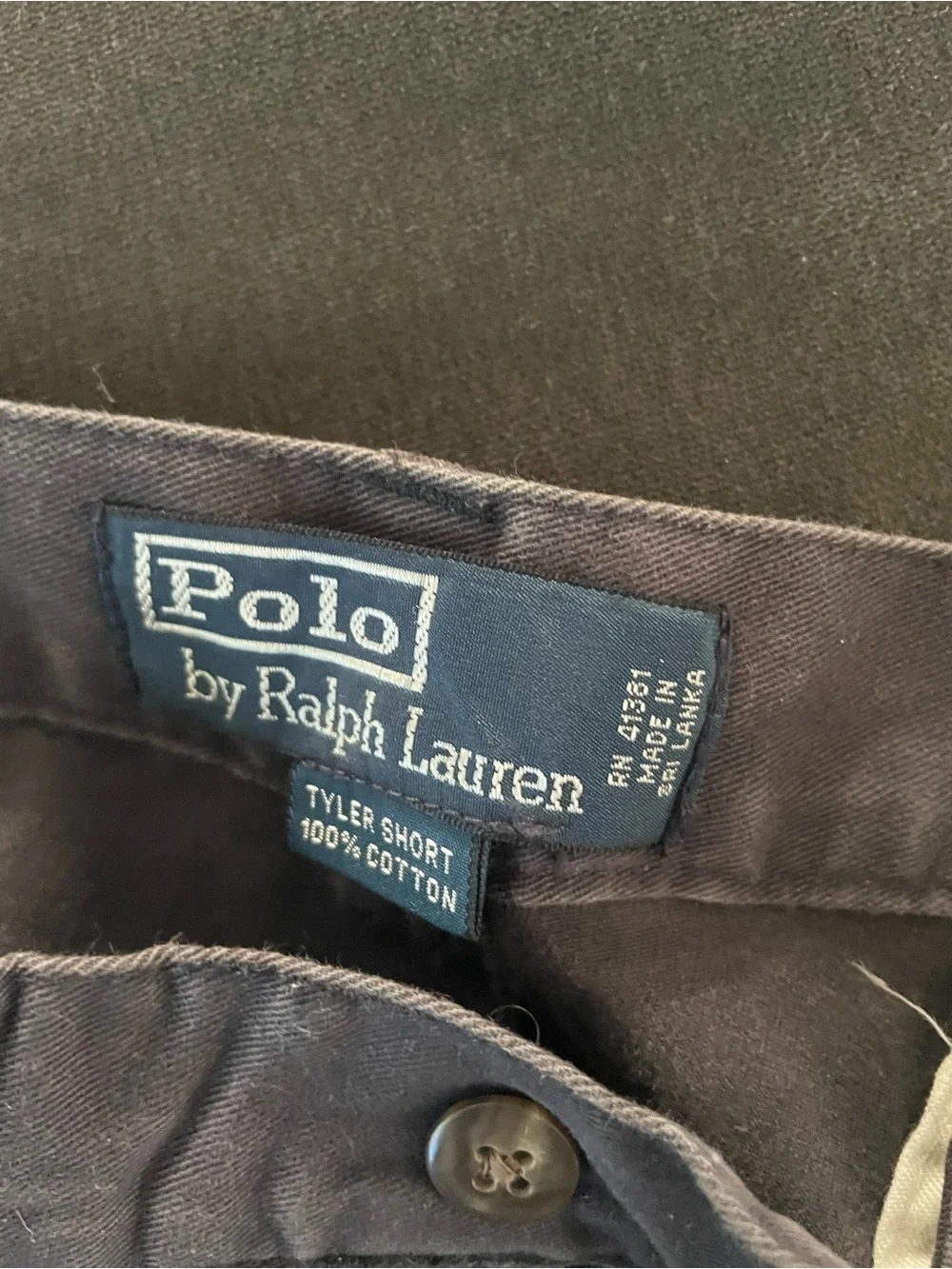 Polo by Ralph Lauren Navy Flat-Front Men's Shorts